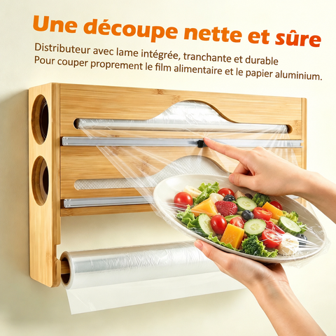[Scale AI] how_to, Distributeur mural 3-en-1 en bois