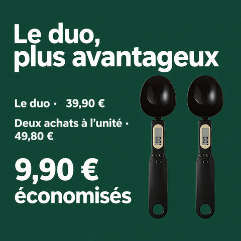 [Scale AI] comparison, Cuillère-balance numérique Doseo